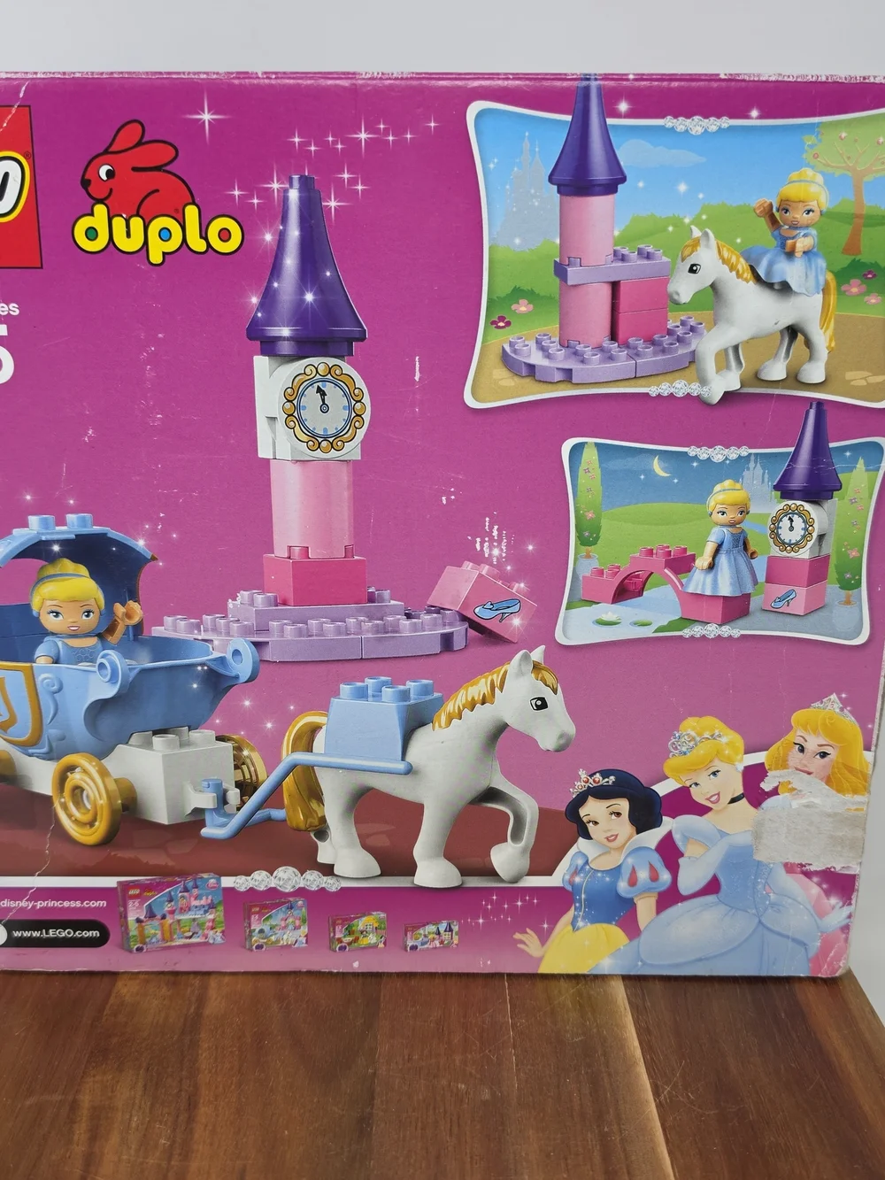 Lego Duplo Cinderella Carriage Playset - Pink, Blue & Gold